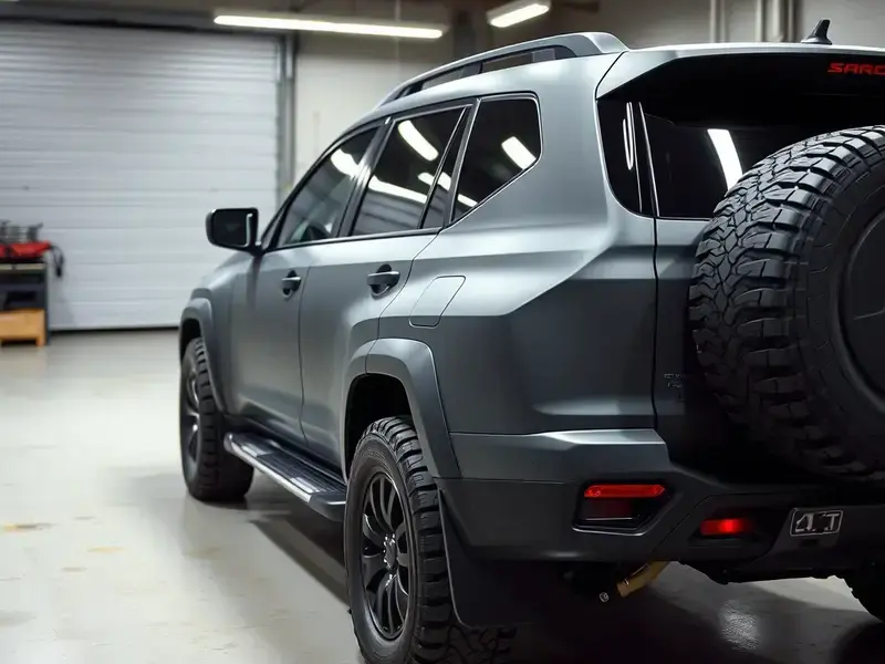 マットグレーSUV
